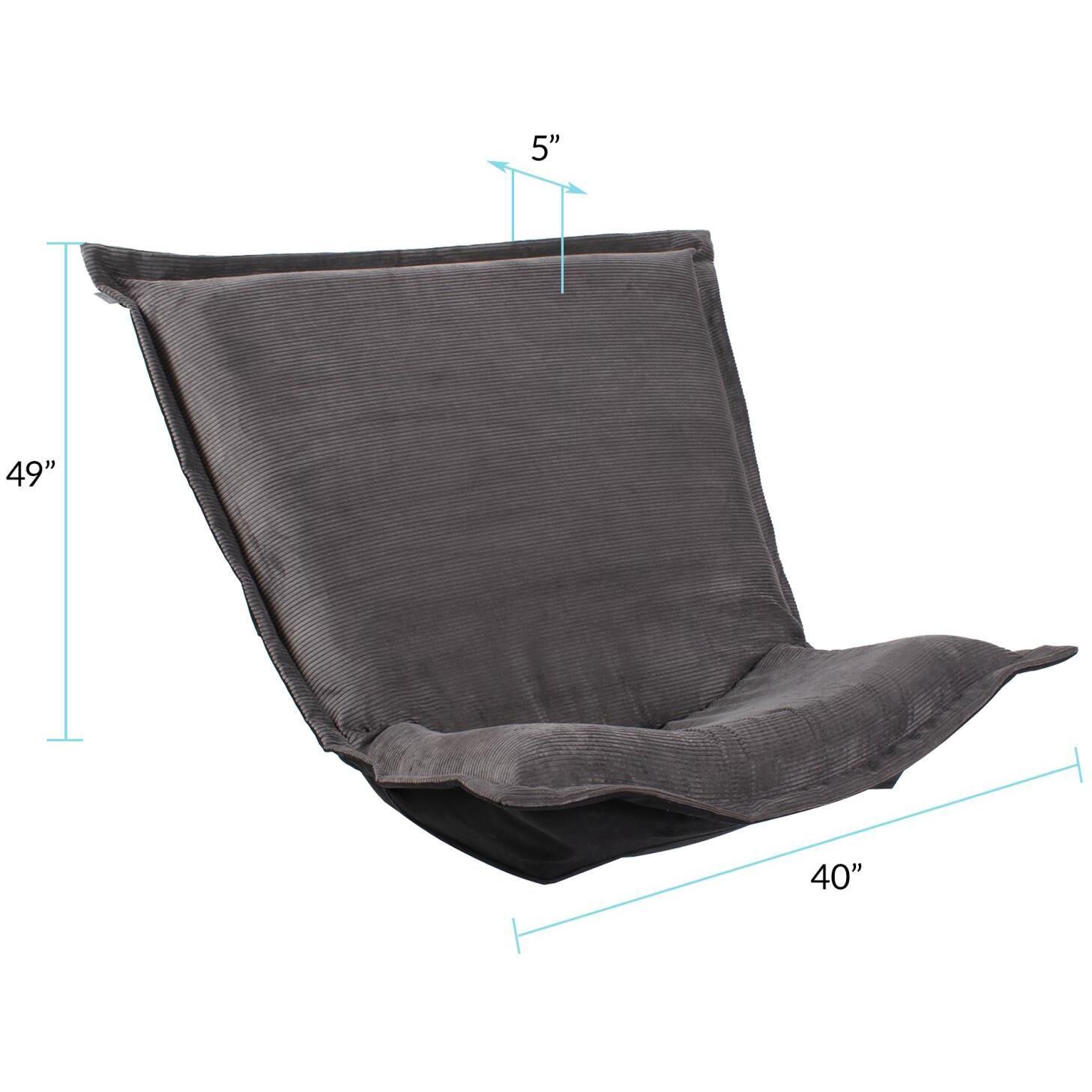 Pana Charcoal Chair Cover & Cushion